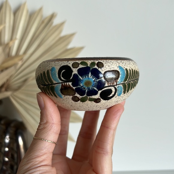 Vintage Small Handmade Mexican Pottery Planter